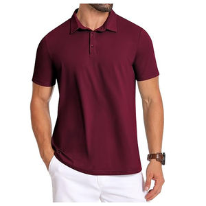Polo de Alta Calidad para Hombre, Transpirable, de Spandex, Jersey de Seda, Tejido de Punto, Bordado, Colorido, Corto, Talla XL, Estampado - Product Image 2