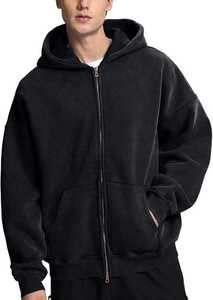 Sudaderas y sudaderas de moda para hombres Mujeres Parejas Hombres Sudadera con capucha de gran tamaño súper suave Camisa de peso pesado para hombres - Product Image 2