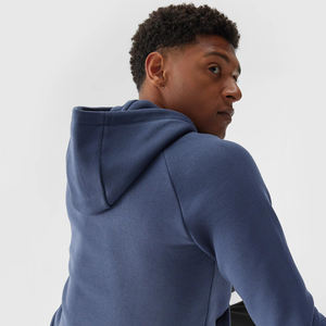 Sweat à capuche unisexe en coton de haute qualité 360GSM, broderie personnalisée, polaire thermique, pull-over avec impression unie teinte pour l'hiver, 100% coton - Product Image 2