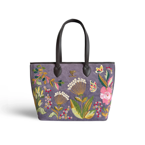 Sac fourre-tout en cuir végétalien style bohème brodé or et noir avec fermeture à crochet de qualité supérieure, ouverture facile, sac à main pour femme à usage quotidien - Product Image 1