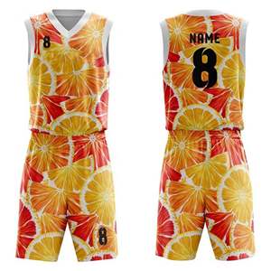 Conjunto de Uniforme de Baloncesto Transpirable de Secado Rápido, Ajuste Cómodo para Todas las Temporadas, Práctica Deportiva en Equipo, Estampado, Súper Suave, Unisex, Adulto - Product Image 3