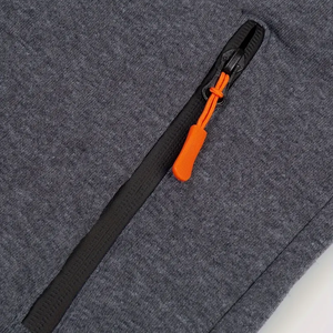 Sweat à capuche surdimensionné en coton avec fermeture éclair pour hommes, sweat-shirt à manches longues avec broderie de logo personnalisé pour la mode d'automne - Product Image 4