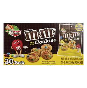 คุกกี้ M&M's แท้ ขนาดเล็ก 45 กรัม บรรจุถุง คุกกี้ช็อกโกแลตชิป มีชิ้น M&M's ขายส่งจำนวนมาก ส่งออกทั่วโลก - Product Image 6