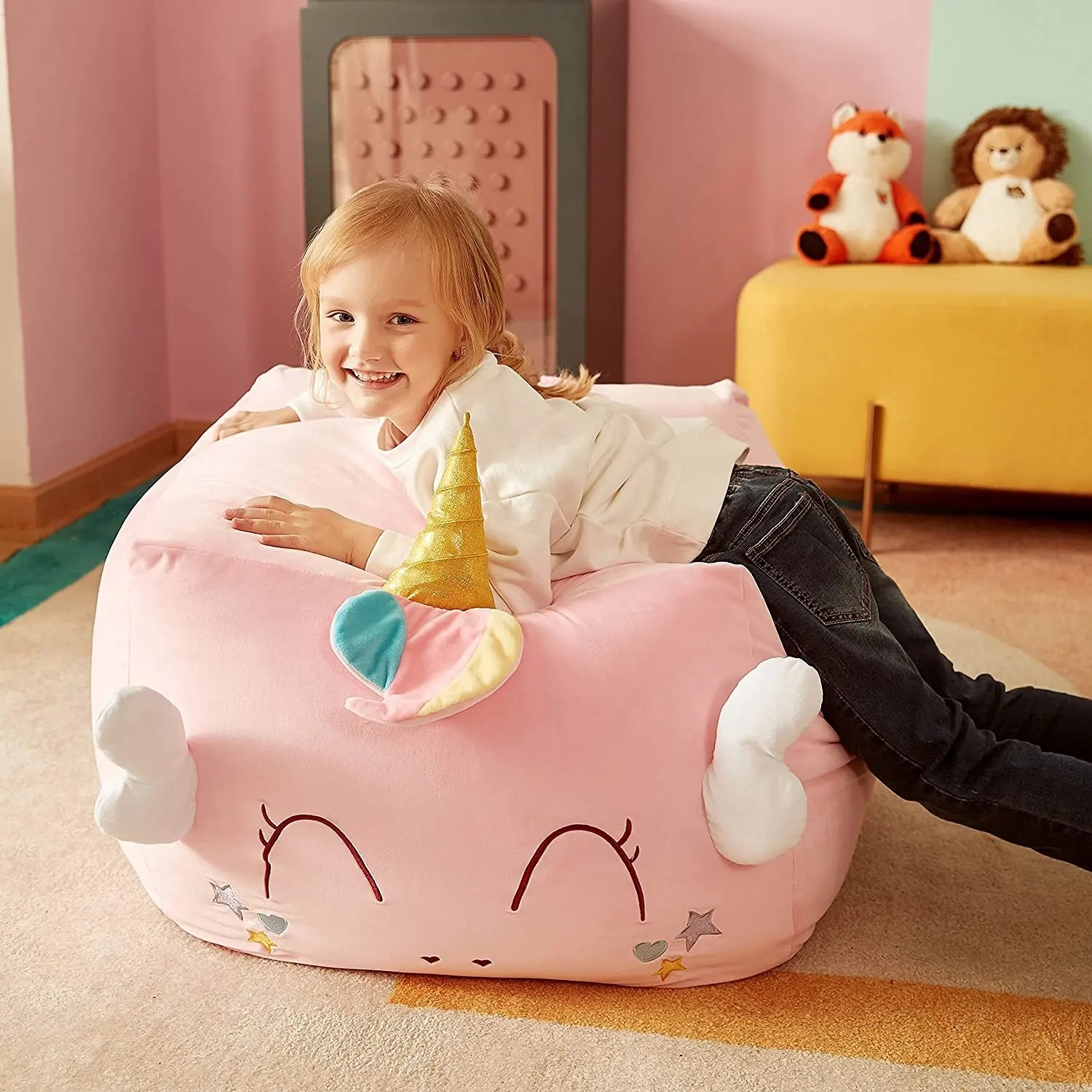 Lounge Chair Target Unicorn Bean Bag Chair Unicorn Kids' Bean Bag