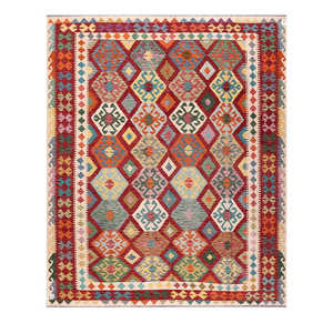 พรมกิลิม ไมมาณา อัฟกานิสถาน ขนาด 296 x 248 ซม. พรมปูพื้นและชุดพรม - Product Image 1