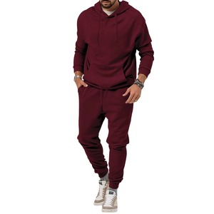 Ensemble de survêtement évasé d'hiver pour hommes, service OEM, vêtements en gros, 100 % coton, ensemble sportif fonctionnel - Product Image 2