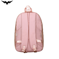 Tas Ransel Olahraga Bigetron Ringan Motif Kamuflase Tahan Air Bahan Cordura Berkilau dengan Tali Rantai dan Ritsleting untuk Wanita