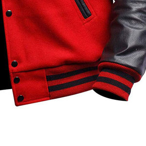 Nouveau 2025 patchs de broderie personnalisés hommes Letterman veste Baseball grande taille en cuir manches Lettermen veste Service OEM - Product Image 2