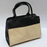 Vente Flash : Sac d'été portable pour femme, original d'Indonésie, personnalisé, design classique et moderne, broderie bohème Pandanus, fermeture éclair
