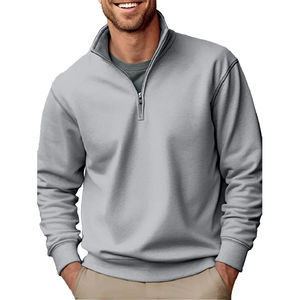 SanDian Vente en gros Sweat à capuche pour homme Logo brodé personnalisé 280 Gsm Sweat à capuche en molleton français surdimensionné en vrac - Product Image 4