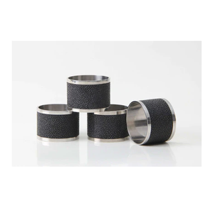 Napkin Ring Sliver <b>Matte</b> Wedding Banquet Birthday Party <b>Table</b> Decoration Accessories Wholesale Supplier - Product Image 5