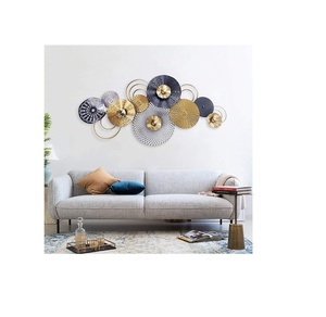 Top vente décoratif mur couleur Pastel décoratif tenture murale en métal Art mural pour la décoration de la maison salon - Product Image 6