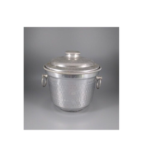 Cubo de hielo de aluminio de diseño atractivo con aspecto elegante para enfriador de botellas de champán y cerveza de calidad superior - Product Image 1