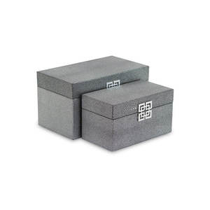 Conjunto de cajas de almacenamiento de tendencia Caja de regalo de caja de madera de moda Se puede utilizar como regalos Joyería Tienda y otras cosas pequeñas a baja tasa - Product Image 1