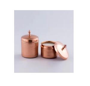 Récipients de sucre et de café en laiton et inoxydable de haute qualité à usage culinaire disponibles en plusieurs finitions utilisées pour conserver la poudre alimentaire - Product Image 3