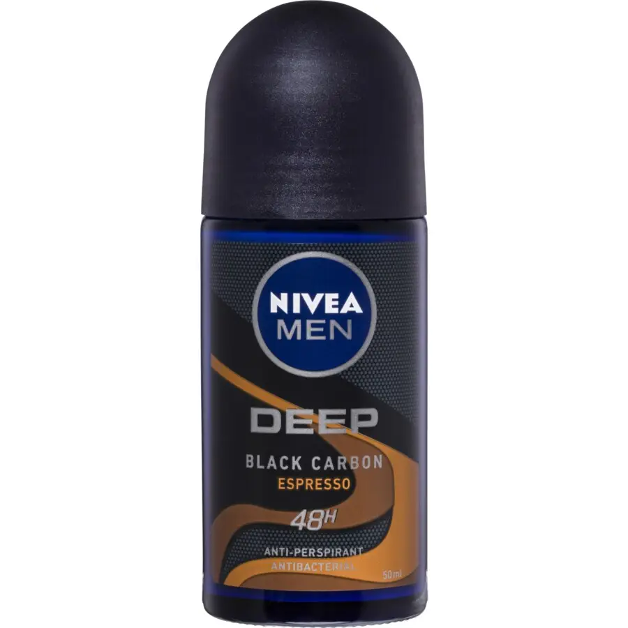 Nivea Roll per gli uomini 48H bianco e nero