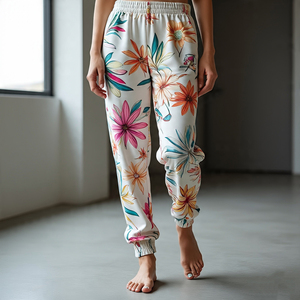 Pantalones de chándal con sublimación de letras para mujer, informales, de cintura alta, deportivos, ligeros, ajustados, para correr, para mujer - Product Image 3