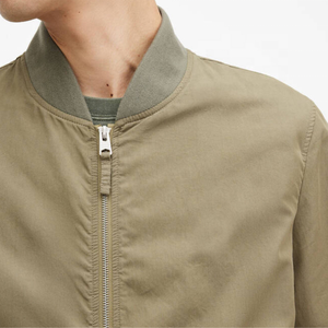 Chaqueta de piloto para exteriores para hombre, chaqueta de bombardero para hombre, chaqueta de invierno Softshell de vuelo ligera acolchada con diamantes Varsity - Product Image 2