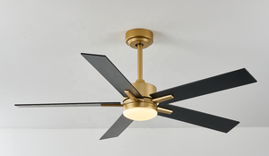 Ventilador de Techo de Cinco Aspas de Diseño Moderno de Alta Calidad, Ventilador de Techo Eléctrico de CC con Control Remoto para Sala de Estar y Dormitorio - Product Image 4