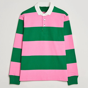 Chemises de rugby en polaire à manches longues à prix compétitif Evergreen, tendance, séchage rapide, 100% coton, service OEM - Product Image 5