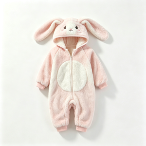 Custom Fleece <b>Cat</b> Hooded Baby Plush <b>Backpack</b> Newborn Kitten Animal Costume Soft PP Cotton Filling Christmas Snowsuit - Product Image 5