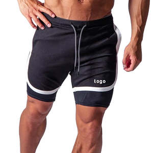 2025 hommes été élégant coton/Polyester haut meilleur tendance Shorts respirant coupe ajustée couleur unie Fitness Gym entraînement Shorts - Product Image 6