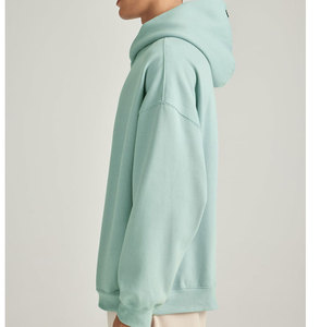 Sweat à capuche en boucle de designer, coton lourd 600 g/m², pulls unis, couleur unie, sweat à capuche d'hiver 600 g/m² - Product Image 3