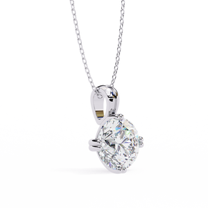 Pendentif en or 18 carats avec diamant de laboratoire pour femme, élégant et éblouissant - Product Image 1