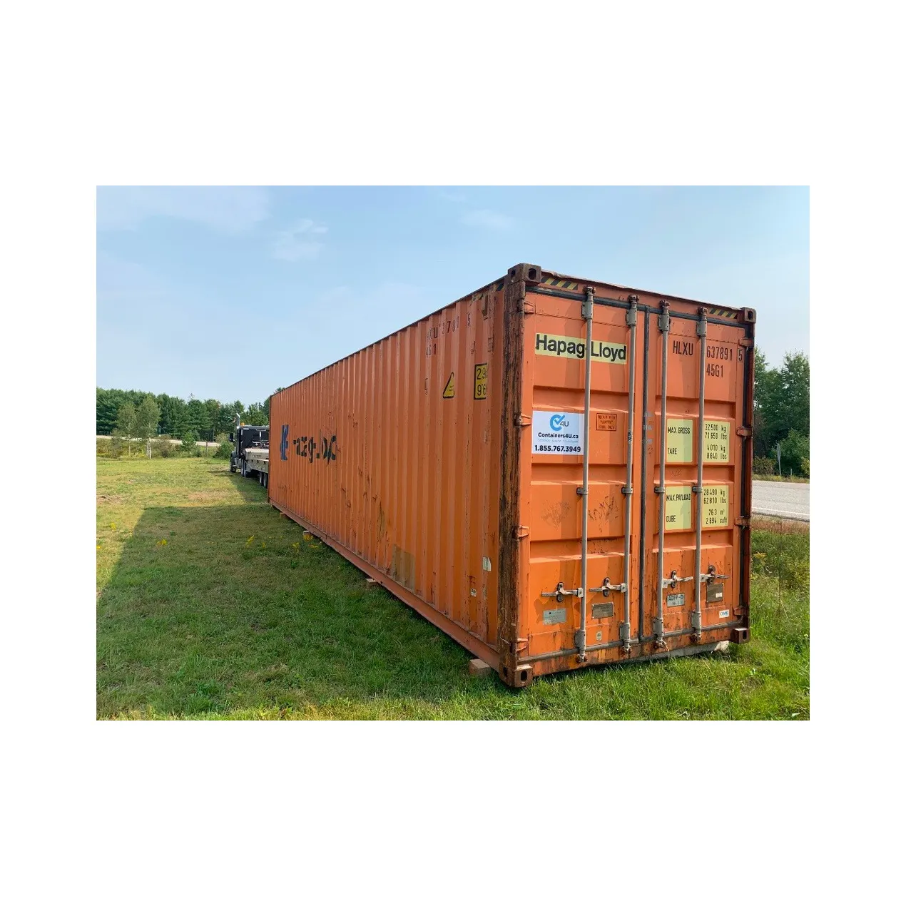 Toplu kullanılan 40 "FT/ 40" HC kargo konteyneri S mevcut metal kargo konteyneri ucuz fiyat satılık