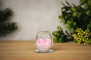 Elegante Flüster: handgefertigte Glasschutzglas - ein exquisites Geschenk für sie, ideal für Geburtstage und besondere Feiertagsfeiern