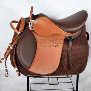 Hot Selling Tack shop Genuine Leather Horse <b>Saddle</b> Custom Made Riding Equestrian Western English <b>Saddle</b> By SureMed Instruments - Product Image 3