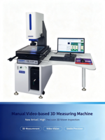 Máquina de Medición 3D Manual Basada en Video HVM-3020F, Probador Óptico de Medición por Video para Hardware Electrónico y Piezas de Plástico