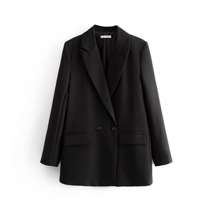 Elegante chaqueta de mujer clásica de manga larga de negocios Chaqueta de traje informal para conferencias de ropa de oficina y trajes diarios formales - Product Image 2