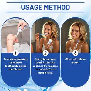 Pasta Dental con Hidroxiapatita para Reparación del Esmalte, 7.5% nHAP, Blanqueadora, Protección para Dientes Sensibles, Aliento Fresco, 120g - Product Image 3