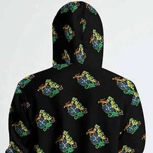 2025 nouveau sweat à capuche en Spandex/Polyester polaire personnalisé hommes à la mode lavé en détresse recadrée printemps - Product Image 3