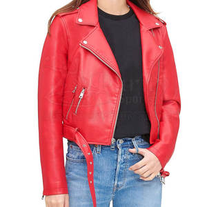 แจ็คเก็ตหนังผู้หญิงดีไซน์ใหม่คลาสสิกปี 2025 คุณภาพสูง ระบายอากาศได้ดี กันลม ผ้าถัก สำหรับฤดูหนาว มีจำหน่ายแล้ว - Product Image 1