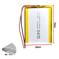 Batterie LiPo rechargeable haute capacité 146074 3,85 V 10000 mAh pour banques d'alimentation et appareils électroniques portables 126280 1160100 1260110
