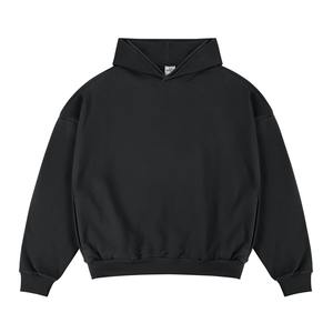 Custom <b>Men's</b> Winter <b>Hoodies</b> Drop Shoulder <b>Oversized</b> Cropped Functional Pullover Heavyweight <b>Fleece</b> Breathable Quick Dry - Product Image 2