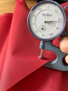 Industrial Bag's PU Coated Dobby Water-Resistant Woven Lightweight Three-Color Twisted <b>Yarn</b> Ballistic <b>100</b>% <b>Nylon</b> Oxford Fabric - Product Image 3