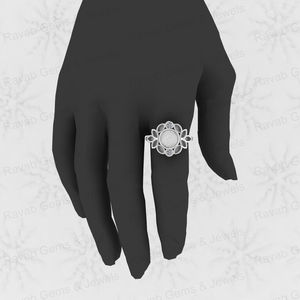 Sólido 925 plata esterlina 8mm redondo y Micro Marquise CZ semi montaje en blanco bisel Base anillo ajuste para Resina Ashe recuerdo joyería - Product Image 6