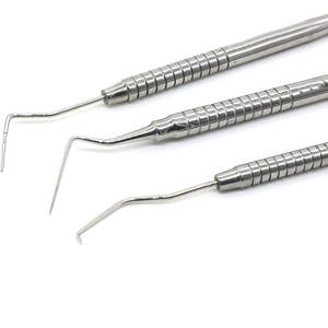 Outil de sonde dentaire manuel à une tête Addler en acier inoxydable pour détartreur d'hygiène Perio Instrument de sélection dentaire en vente - Product Image 4