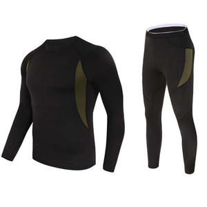 Uniforme de compression conçu sur mesure Ensembles de compression de fitness pour hommes Uniforme de course Combinaison d'entraînement de gymnastique - Product Image 3