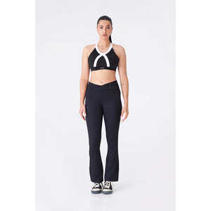 Ensemble soutien-gorge sport noir élégant et legging - Product Image 3