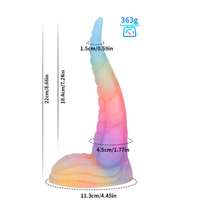Jouet sexuel multi-styles en silicone avec ventouse, plug anal et queue de pieuvre - Product Image 5