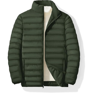 Chaqueta acolchada estándar de invierno para hombre de Color personalizado de alta calidad, estilo informal, acolchado de burbujas, impermeable, a prueba de viento, Abrigo con capucha - Product Image 6