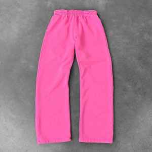 Custom Logo Heavy <b>Weight</b> Flare Fleece Jogger Casual Sweat Pants Polyester/Cotton Blend Eco-Friendly Breathable Men - Product Image 4