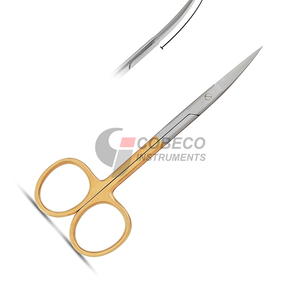Tijeras de Iris de Punta Afilada, Acero Inoxidable Quirúrgico, Instrumento de Precisión para Microdisección, Tijeras con Hojas Curvas - Product Image 3
