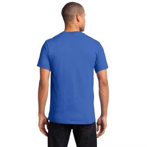 T-shirt de travail épais à manches courtes pour hommes avec poche T-shirt super doux 65% polyester/35% coton pour hommes - Product Image 5