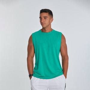 Camisetas sin mangas transpirables de secado rápido de poliéster 100% de calidad superior para hombre - Product Image 6