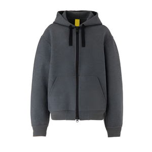Sweat-shirt à capuche zippé pour homme, couleur unie, coton French Terry, coupe décontractée, vêtement d'hiver respirant, séchage rapide, poche, 360g - Product Image 3